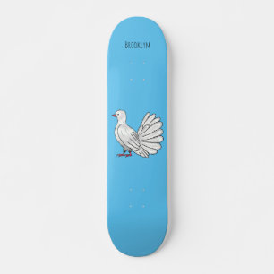 Afbeelding van de cartoon van trekduiven persoonlijk skateboard