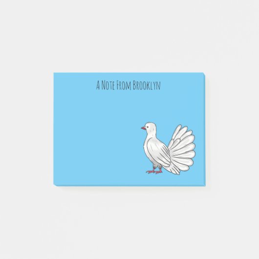Afbeelding van de cartoon van trekduiven post-it® notes (Voorkant)