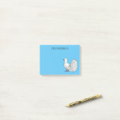 Afbeelding van de cartoon van trekduiven post-it® notes (Op bureau)