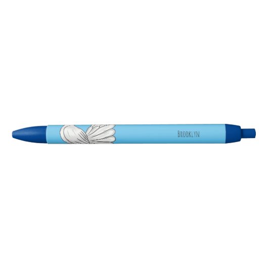 Afbeelding van de cartoon van trekduiven zwarte inkt pen (Voorkant)