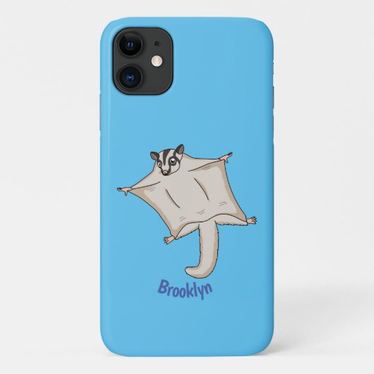 Afbeelding van de cartoon van vliegende vliegende Case-Mate iPhone case (Achterkant)