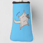 Afbeelding van de cartoon van vliegende vliegende  golfheadcover (Draai 90)