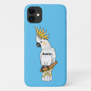 Afbeelding van de cartoon van zwavelige cockatoevo Case-Mate iPhone case