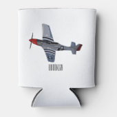 Afbeelding van de cartoon voor brandweerbommen blikjeskoeler (Voorkant)