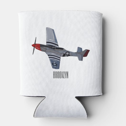 Afbeelding van de cartoon voor brandweerbommen blikjeskoeler (Achterkant)