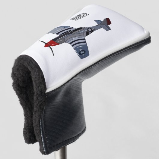 Afbeelding van de cartoon voor brandweerbommen golfheadcover (3/4 voorkant)