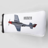 Afbeelding van de cartoon voor brandweerbommen golfheadcover (Voorkant)