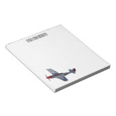 Afbeelding van de cartoon voor brandweerbommen notitieblok (Schuin)