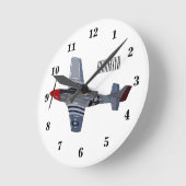 Afbeelding van de cartoon voor brandweerbommen ronde klok (Hoek)