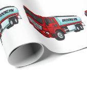 Afbeelding van de cartoon voor tankerbrandstof cadeaupapier (Rol Hoek)