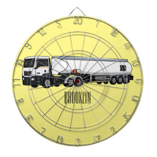 Afbeelding van de cartoon voor tankerbrandstof dartbord
