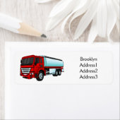 Afbeelding van de cartoon voor tankerbrandstof etiket (Insitu)