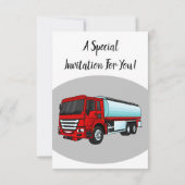 Afbeelding van de cartoon voor tankerbrandstof kaart (Achterkant)