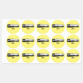 Afbeelding van de cartoon voor tankerbrandstof labels (Vel)