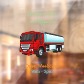 Afbeelding van de cartoon voor tankerbrandstof raamsticker (Vel 2)