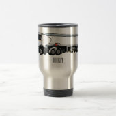 Afbeelding van de cartoon voor tankerbrandstof reisbeker (Center)