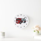 Afbeelding van de cartoon voor tankerbrandstof ronde klok (Huis)