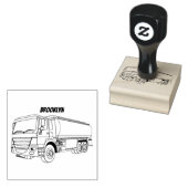 Afbeelding van de cartoon voor tankerbrandstof rubberstempel (Gestempeld)