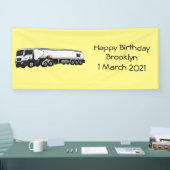 Afbeelding van de cartoon voor tankerbrandstof spandoek (Beurs)