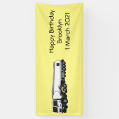 Afbeelding van de cartoon voor tankerbrandstof spandoek (Verticaal)