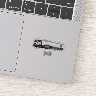 Afbeelding van de cartoon voor tankerbrandstof sticker