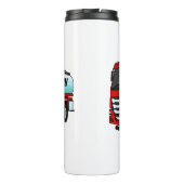 Afbeelding van de cartoon voor tankerbrandstof thermosbeker (Achterkant)