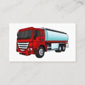 Afbeelding van de cartoon voor tankerbrandstof visitekaartje (Achterkant)