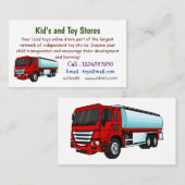 Afbeelding van de cartoon voor tankerbrandstof visitekaartje (Voorkant / Achterkant)