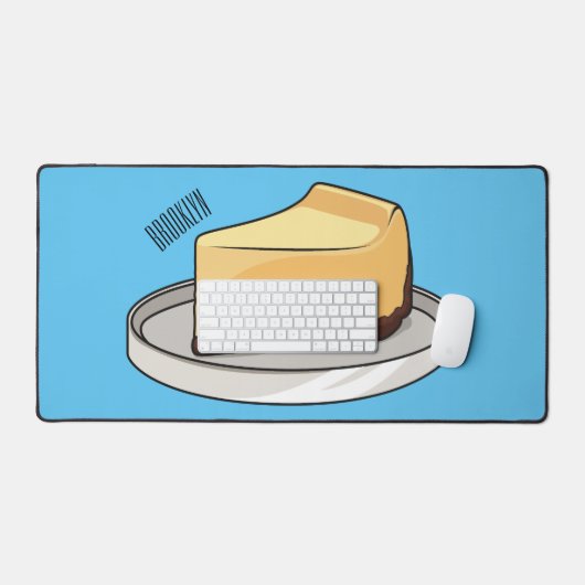 Afbeelding van de Cheesecake-cartoon Bureaumat (Keyboard & Muis)
