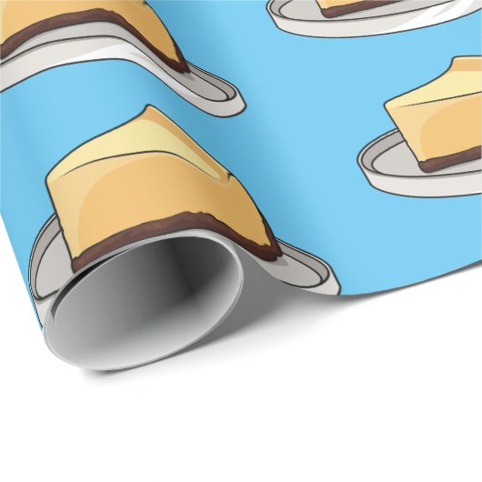 Afbeelding van de Cheesecake-cartoon Cadeaupapier (Rol Hoek)
