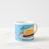 Afbeelding van de Cheesecake-cartoon Espresso Kop (Voorkant rechts)