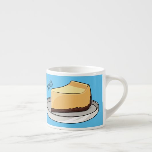 Afbeelding van de Cheesecake-cartoon Espresso Kop (Rechts)