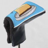 Afbeelding van de Cheesecake-cartoon Golfheadcover (3/4 voorkant)
