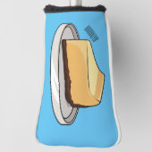 Afbeelding van de Cheesecake-cartoon Golfheadcover (Draai 90)