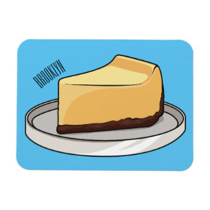 Afbeelding van de Cheesecake-cartoon Magneet