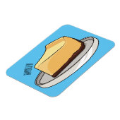 Afbeelding van de Cheesecake-cartoon Magneet (Linkerzijde)
