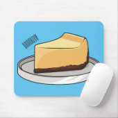 Afbeelding van de Cheesecake-cartoon Muismat (Met muis)