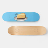 Afbeelding van de Cheesecake-cartoon Persoonlijk Skateboard (Horizontaal)
