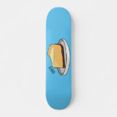 Afbeelding van de Cheesecake-cartoon Persoonlijk Skateboard (Voorkant)