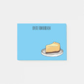 Afbeelding van de Cheesecake-cartoon Post-it® Notes (Voorkant)
