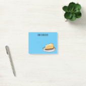 Afbeelding van de Cheesecake-cartoon Post-it® Notes (Kantoor)