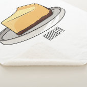Afbeelding van de Cheesecake-cartoon Sherpa Deken (3/4)