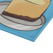 Afbeelding van de Cheesecake-cartoon Snijplank (Hoek)