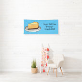 Afbeelding van de Cheesecake-cartoon Spandoek (Insitu)