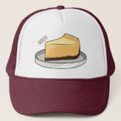 Afbeelding van de Cheesecake-cartoon Trucker Pet (Voorkant)