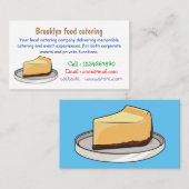 Afbeelding van de Cheesecake-cartoon Visitekaartje (Voorkant / Achterkant)