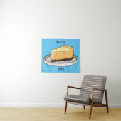 Afbeelding van de Cheesecake-cartoon Wandkleed (In Situ (horizontaal))