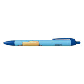 Afbeelding van de Cheesecake-cartoon Zwarte Inkt Pen (Bovenkant)