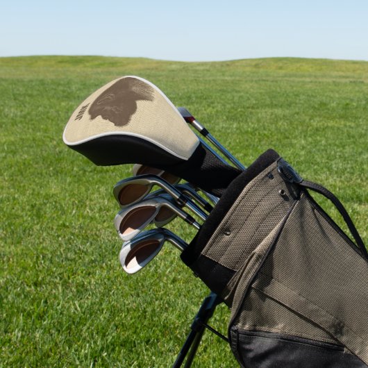  afbeelding van de chimpansee Persoonlijk Golfheadcover (Insitu)