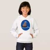 Afbeelding van de Cute beer cub Fishing cartoon (Voorkant volledig)